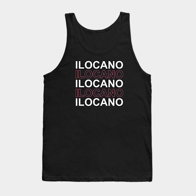 ilocano repeat style texts Tank Top by teemarket